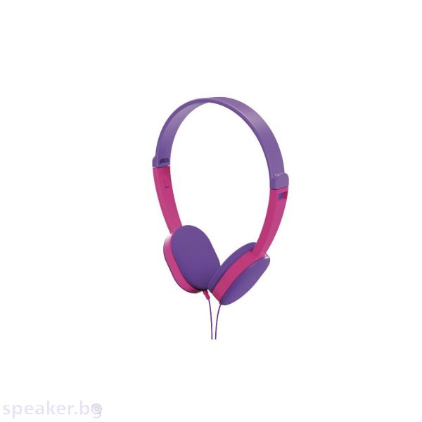 Слушалки HAMA Kids, Стерео, 1.2 m, Лилав/Розов