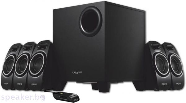 Озвучителна система Creative Inspire A550, 5.1, 22W, Черен