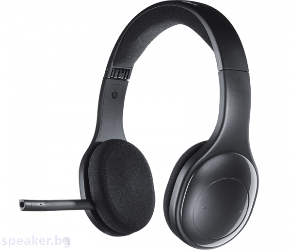 Безжични слушалки Logitech H800, Микрофон, USB, Bluetooth, Черни