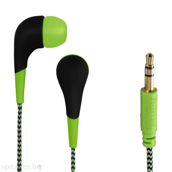Слушалки HAMA Neon, In-Ear, Зелен