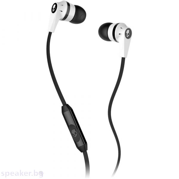 Слушалки тапи Skullcandy INKD 2.0 Черен/Бял