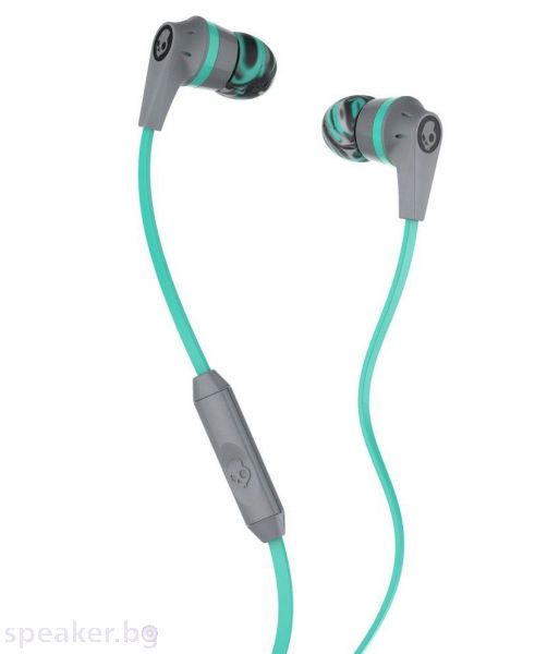 Слушалки тапи Skullcandy INKD 2.0 Сив/Мента