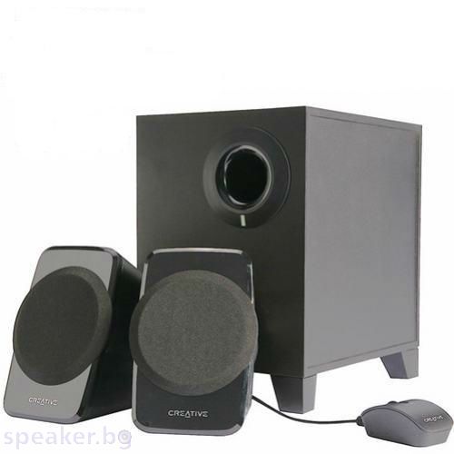 Озвучителна система CREATIVE SBS A120, 2.1, Черен