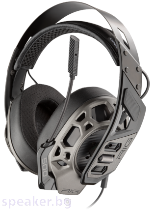 Геймърски слушалки Plantronics RIG 500 PRO Esports Edition, Микрофон, Металик
