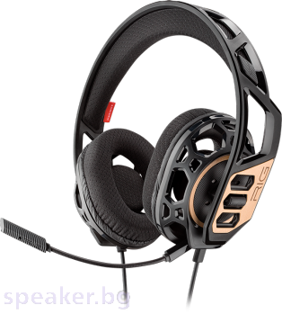Геймърски слушалки Plantronics RIG 300, Микрофон, Черен/Златист