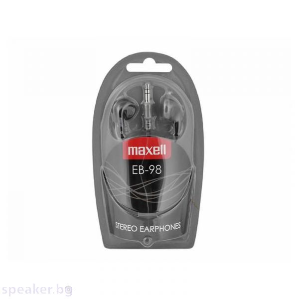 Слушалки MAXELL EB-98 Ear BUDS черни