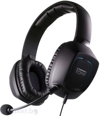 Слушалки с микрофон CREATIVE SD Tactic 3D Sigma безжични