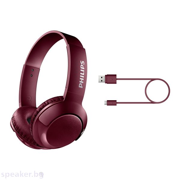 Слушалки PHILIPS SHB3075RD Bluetooth