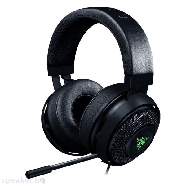 Слушалки Razer Kraken 7.1 V2 - Digital Gaming Headset, Drivers: 50 mm, 7.1 VIRTUAL SURROUND SOUND ENGINE, Chroma lighting, active mic,USB