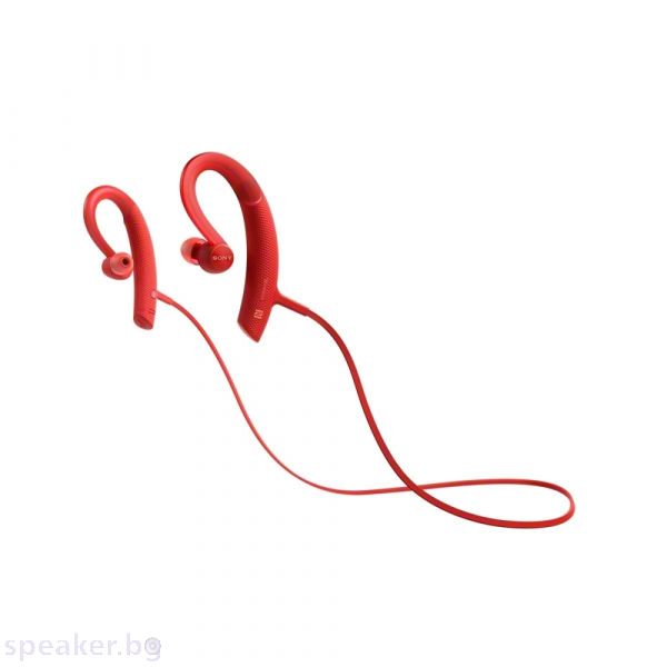 Слушалки SONY MDR-XB80BS Bluethooth безжични червен