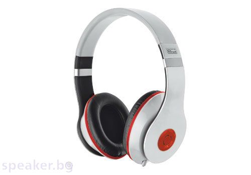 Слушалки TRUST Urban Revolt Headset - Bazz - white
