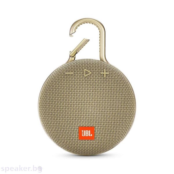 Блутут Колонка JBL Clip 3, Пясъчен