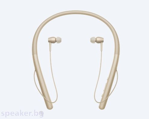 Sony Hi-Res WI-H700, gold, 9mm driver unit; High-Resolution Audio, DSEE HX