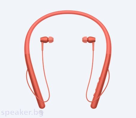 Sony Hi-Res WI-H700, red, 9mm driver unit; High-Resolution Audio, DSEE HX 