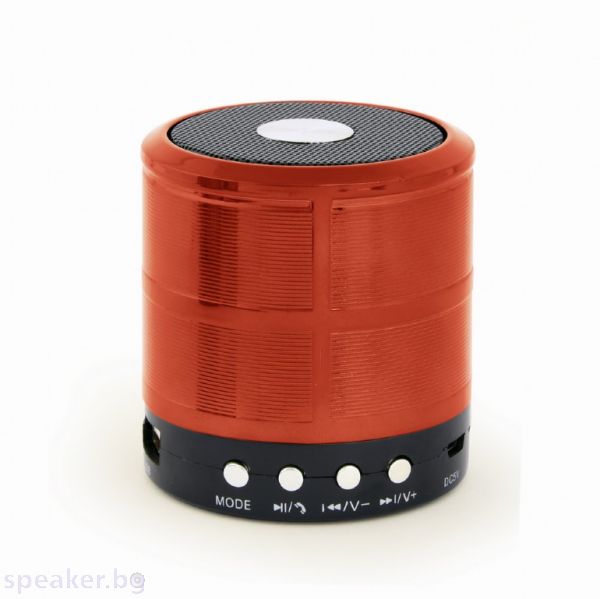 Тонколона GEMBIRD SPK-BT-08-R Bluetooth speaker, червена