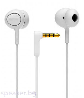 Слушалки Remax RM-515 за телефон с микрофон, Аудио, Бял 