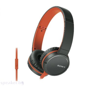 Слушалки SONY Headset MDR-ZX660AP orange