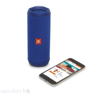 Тонколона JBL FLIP4 BLUE waterproof portable Bluetooth speaker