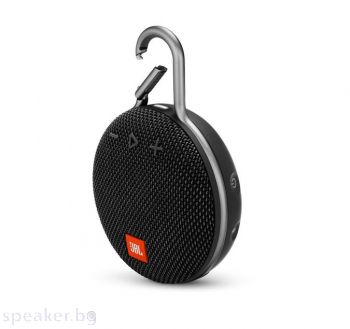 Тонколона JBL CLIP 3 BLK ultra-portable and waterproof Bluetooth speaker