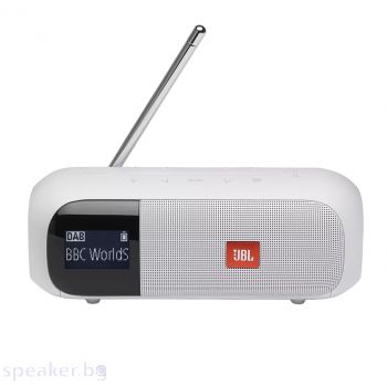 Тонколона JBL Tuner 2 WHT portable radio with bluetooth
