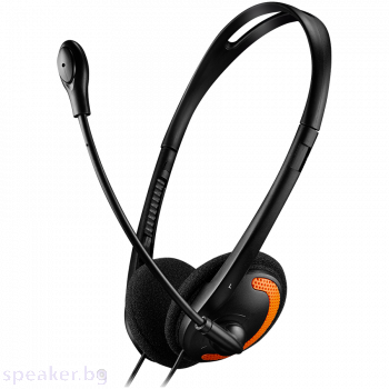 Слушалки с микрофон CANYON CNS-CHS01BO черен