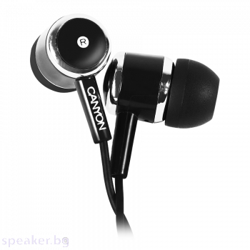 Слушалки с микрофон CANYON CNE-CEPM01B Stereo earphones ерен
