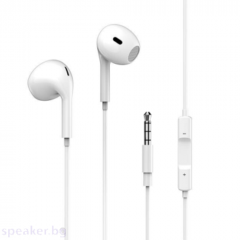 Слушалки за мобилни устройства Yookie XP107, Mикрофон, Бял 