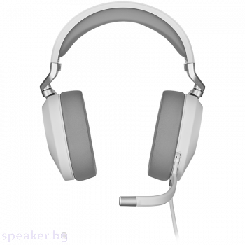 Геймърски слушалки Corsair gaming headset HS65 Surround White