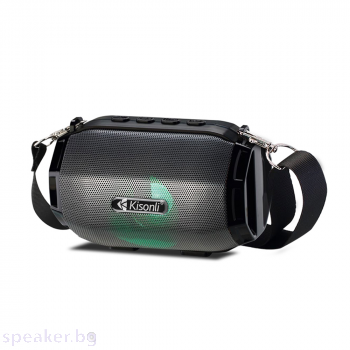 Тонколона Kisonli LED-904, Bluetooth, USB, SD, FM, Различни цветове 