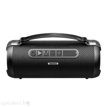 Тонколона Remax RB-M43, Bluetooth, USB, TF, TWS, AUX, Black - 22214