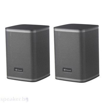 Тонколони Kisonli X25, Bluetooth, AUX, SD, 2x3.5W, Black - 22224