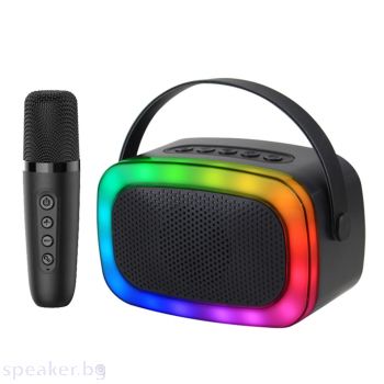 Тонколона Kisonli G21, Bluetooth, Karaoke, USB, SD, FM, AUX, Different colors - 22268
