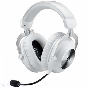 Геймърски слушалки LOGITECH G PRO X2 LIGHTSPEED Wireless Gaming Headset - Blue Mic - WHITE