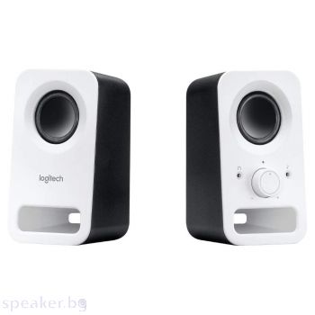 Тонколони Logitech Z150, 2.0, 3 W, 220V, Бели