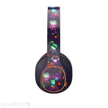 Блутут слушалки Hama LIVE, Стерео, Микрофон, Потискане на шума, Черен