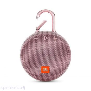 Блутут Колонка JBL Clip 3, Розов