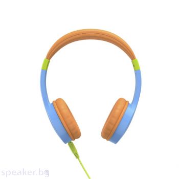 Слушалки HAMA Kids Guard, Стерео, Ограничена сила на звука, Син/Оранжев