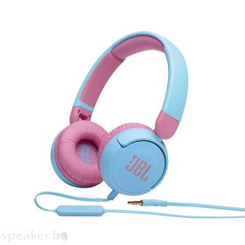 Слушалки за деца JBL JR310, Син