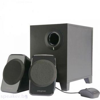 Озвучителна система CREATIVE SBS A120, 2.1, Черен