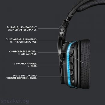 Геймърски слушалки Logitech G635 7.1 Surround Sound LIGHTSYNC Gaming Headset
