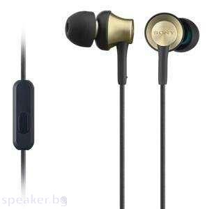 Слушалки SONY Headset MDR-EX650AP brown