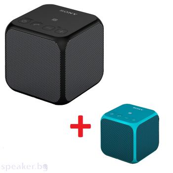 Безжични тонколони SONY SRS-X11 Bluetooth black, blue 2бр. 10W