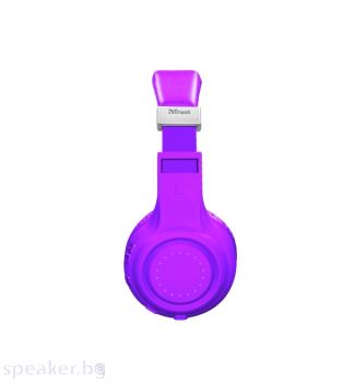 Слушалки TRUST Dura Bluetooth wireless headphones – Лилав