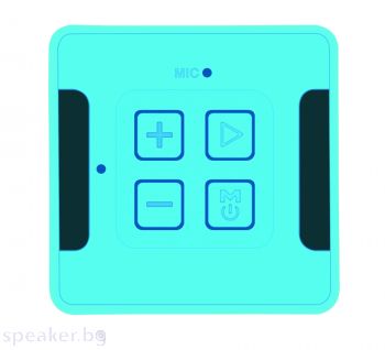 Тонколони TRUST Primo Wireless Bluetooth Speaker - neon blue