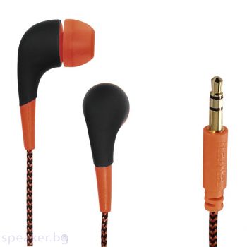 Слушалки HAMA тапи Neon оранжеви