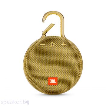 Блутут Колонка JBL Clip 3, Жълт