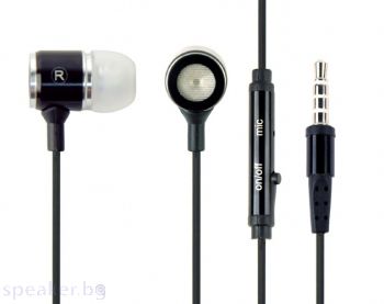 Слушалки GEMBIRD MHS-EP-001, тип "тапи", черен