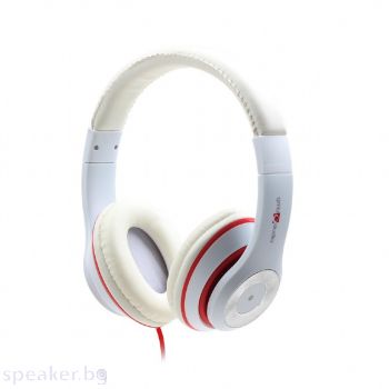 Слушалки GEMBIRD MHS-LAX-W Stereo headset, "Los Angeles", white
