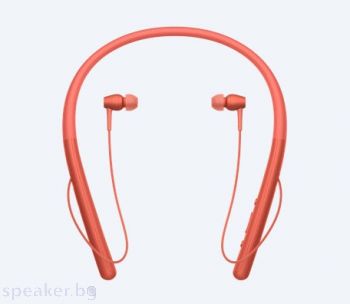 Sony Hi-Res WI-H700, red, 9mm driver unit; High-Resolution Audio, DSEE HX 