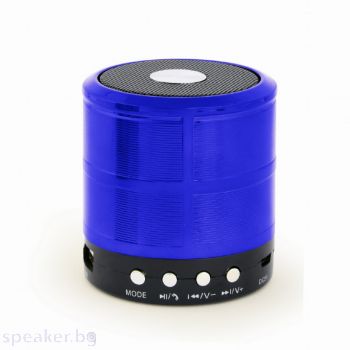 Тонколона GEMBIRD SPK-BT-08-B Bluetooth speaker, сини